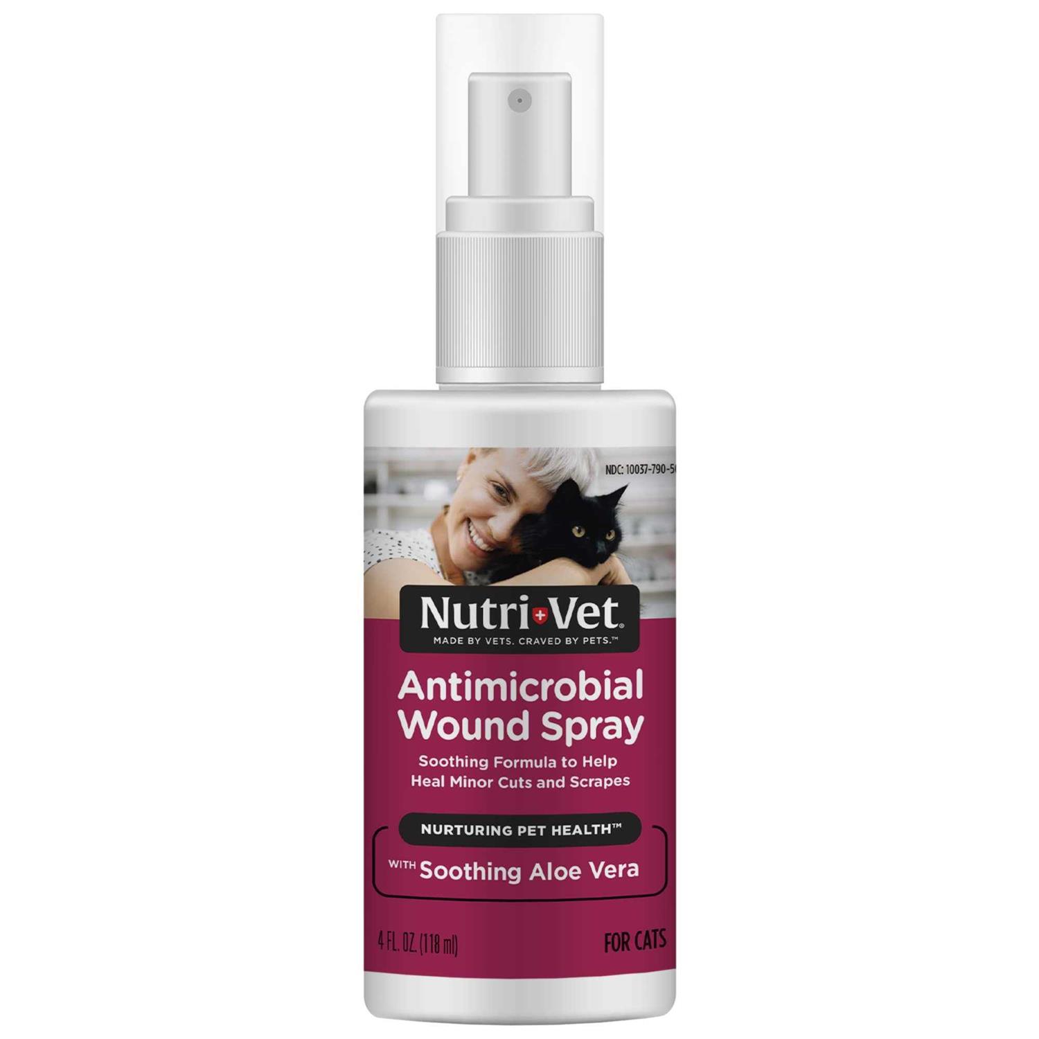 Nutri-Vet Antimicrobial Wound Spray for Cats