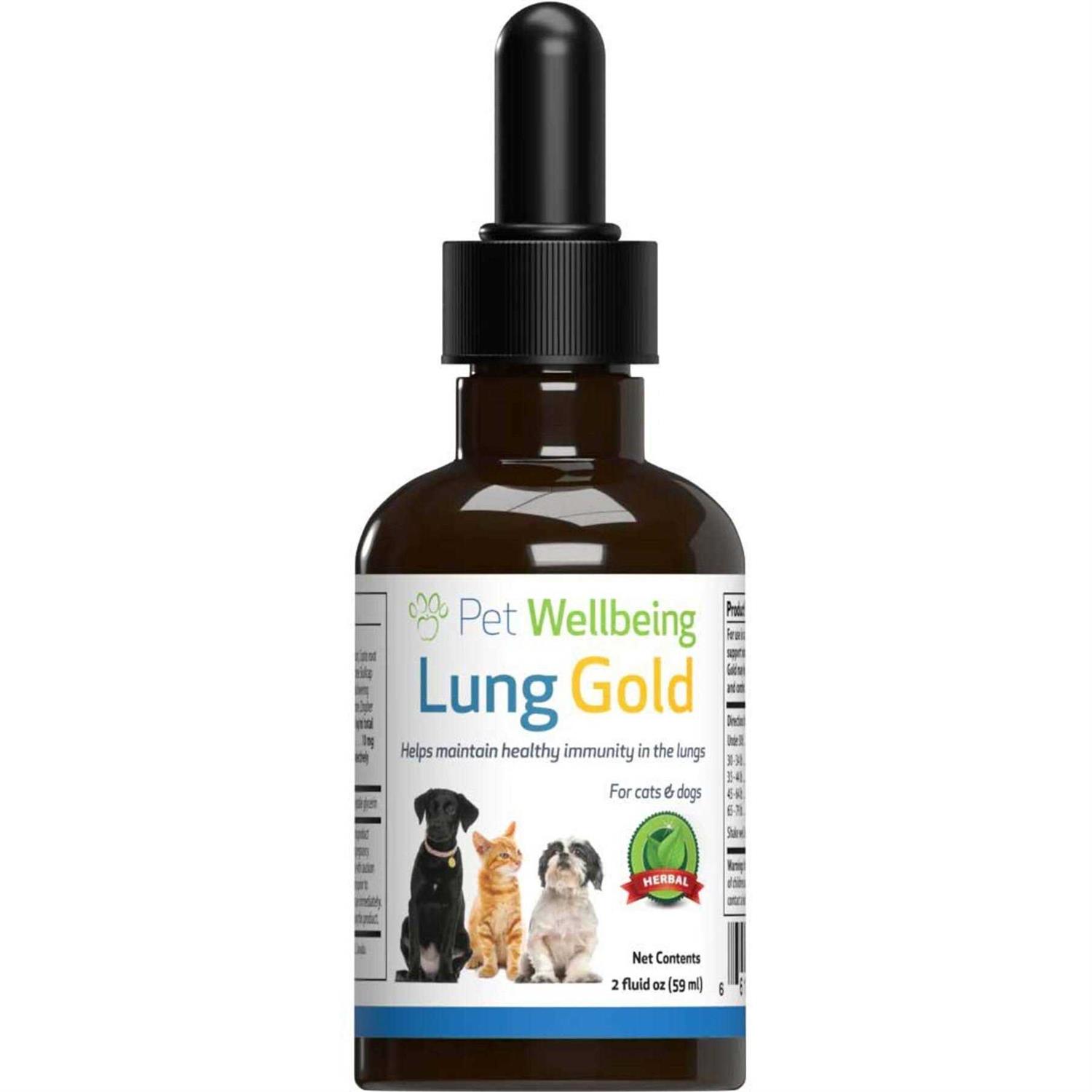 Pet Wellbeing Lung Gold for Cats
