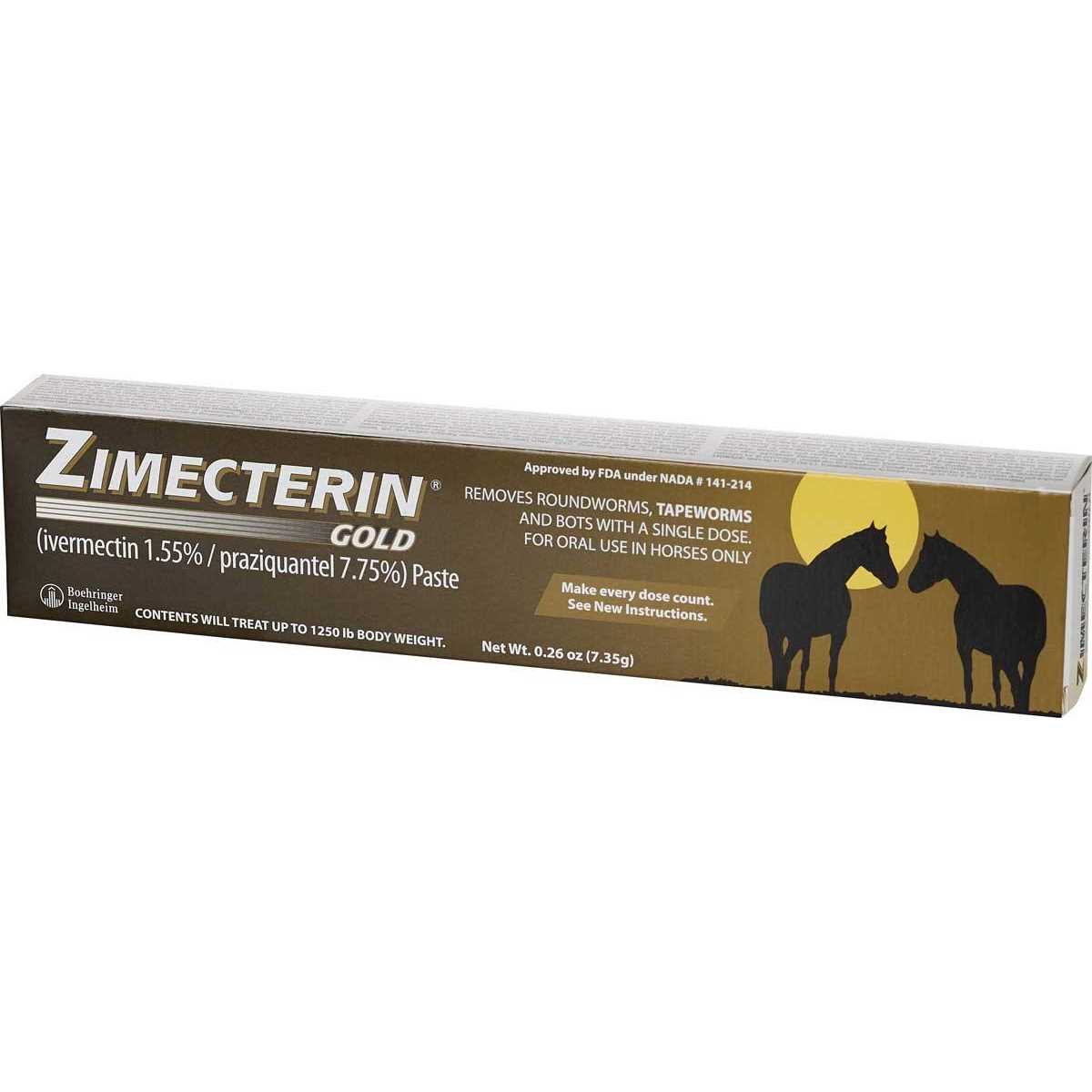 Zimecterin Gold Paste Horse Dewormer by Boehringer Ingelheim