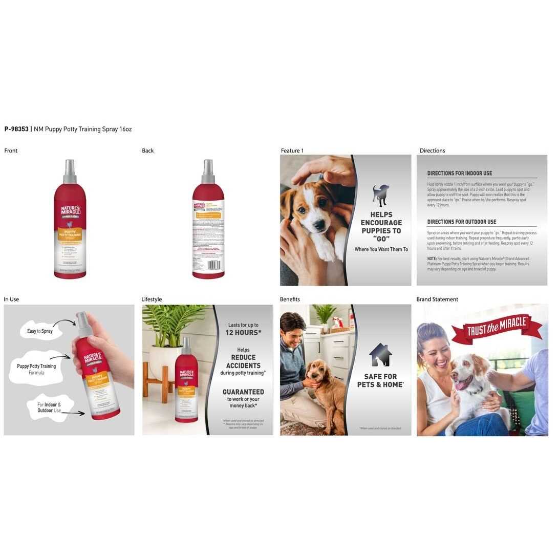 Alternative view of Nature's Miracle Advanced Platinum Puppy Potty Training Spray