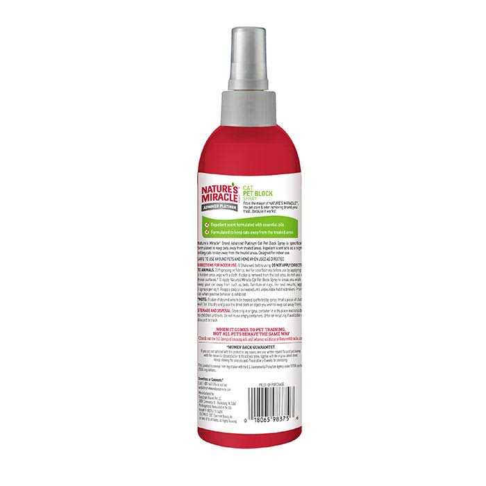 Alternative view of Nature's Miracle Advanced Platinum Cat Pet Block Repellent Spray