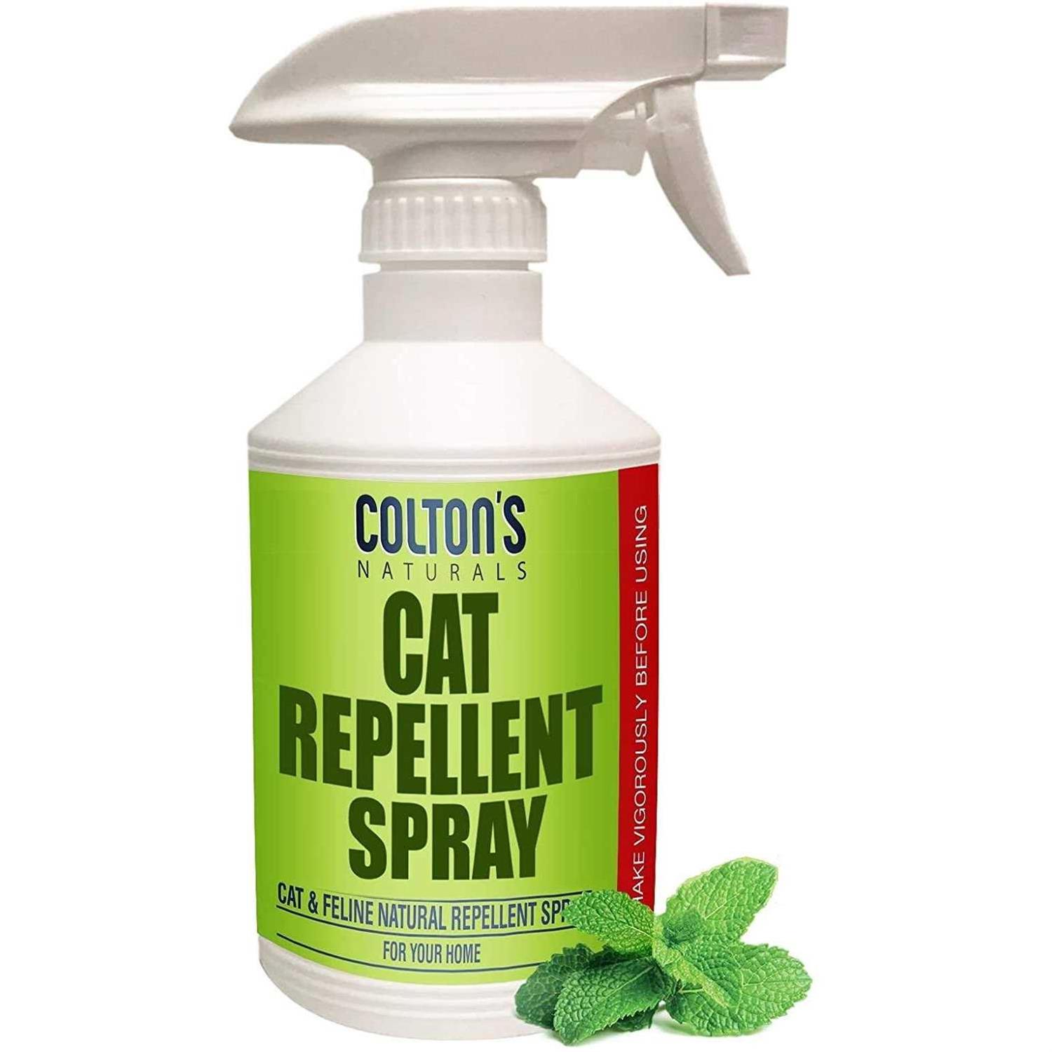 colton's naturals Cat Repellent Outdoor Spray Indoor 32 OZ 100% Organic & Natural Yard Furniture Repellant