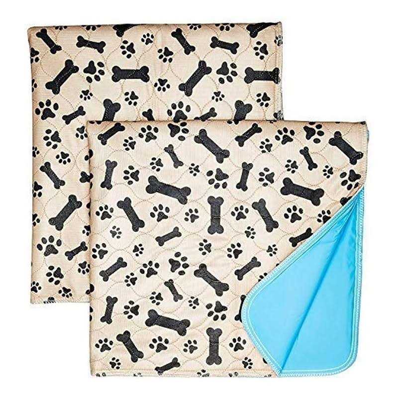 Washable Pee Pads for Dogs Whelping Reusable Quilted Large 35 x 31 Extra Absorbent Layered Waterproof Mat Puppy Adult Senior Pets Pooch