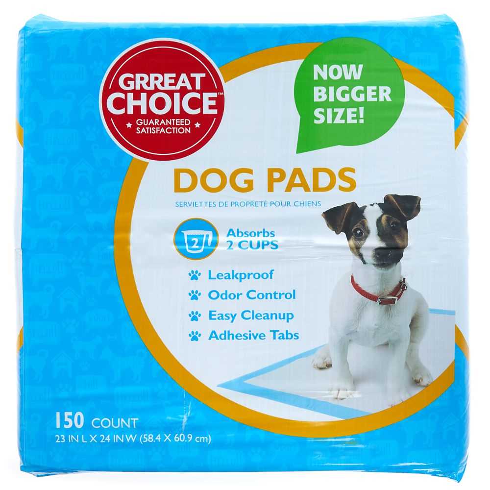Great Choice Dog Pads - 23L x 24W in Blue, Size: 150 Count | PetSmart