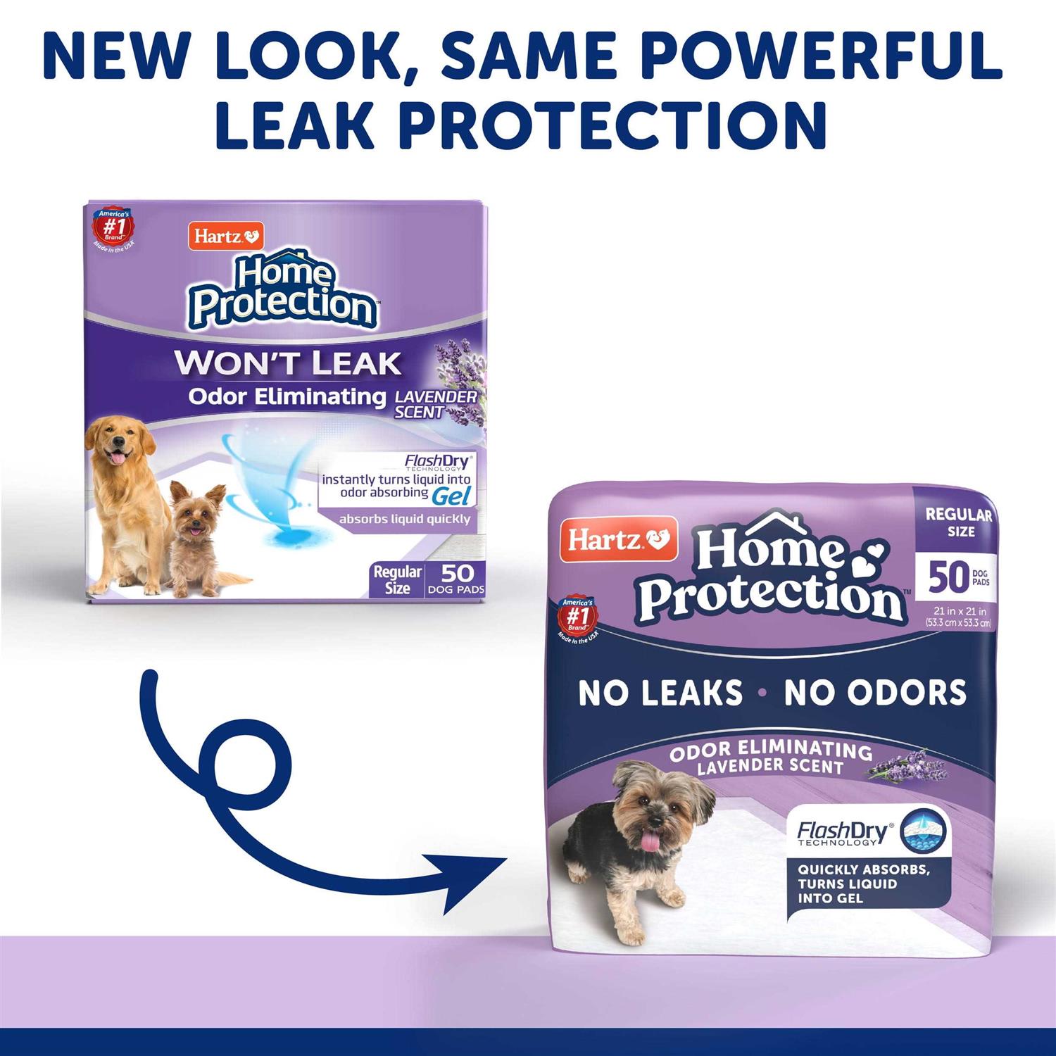 Alternative view of Hartz Home Protection Lavender Scent Odor Eliminating Dog Pads