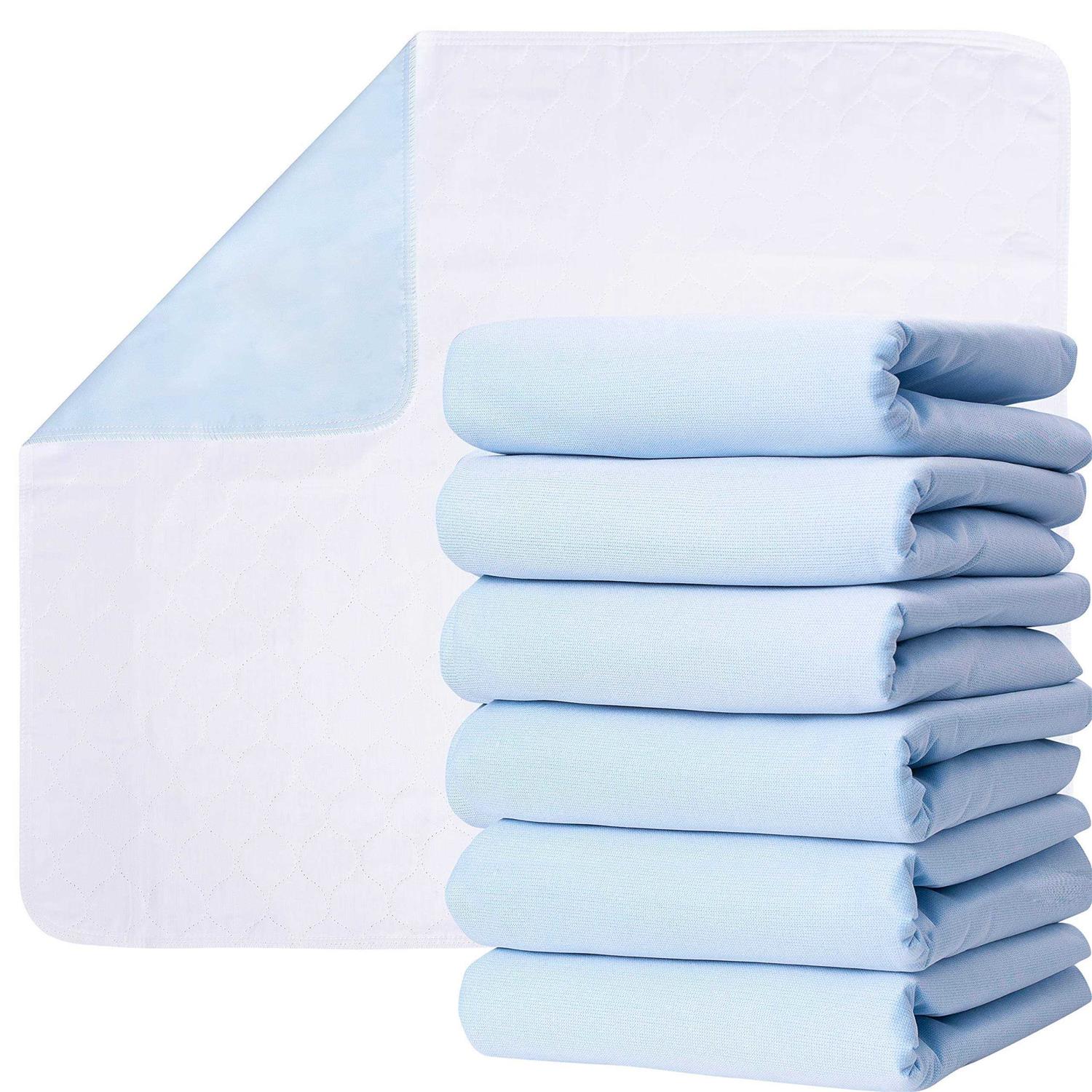 Green Lifestyle Washable Underpads Large Bed Pads for use as Incontinence Bed Pads