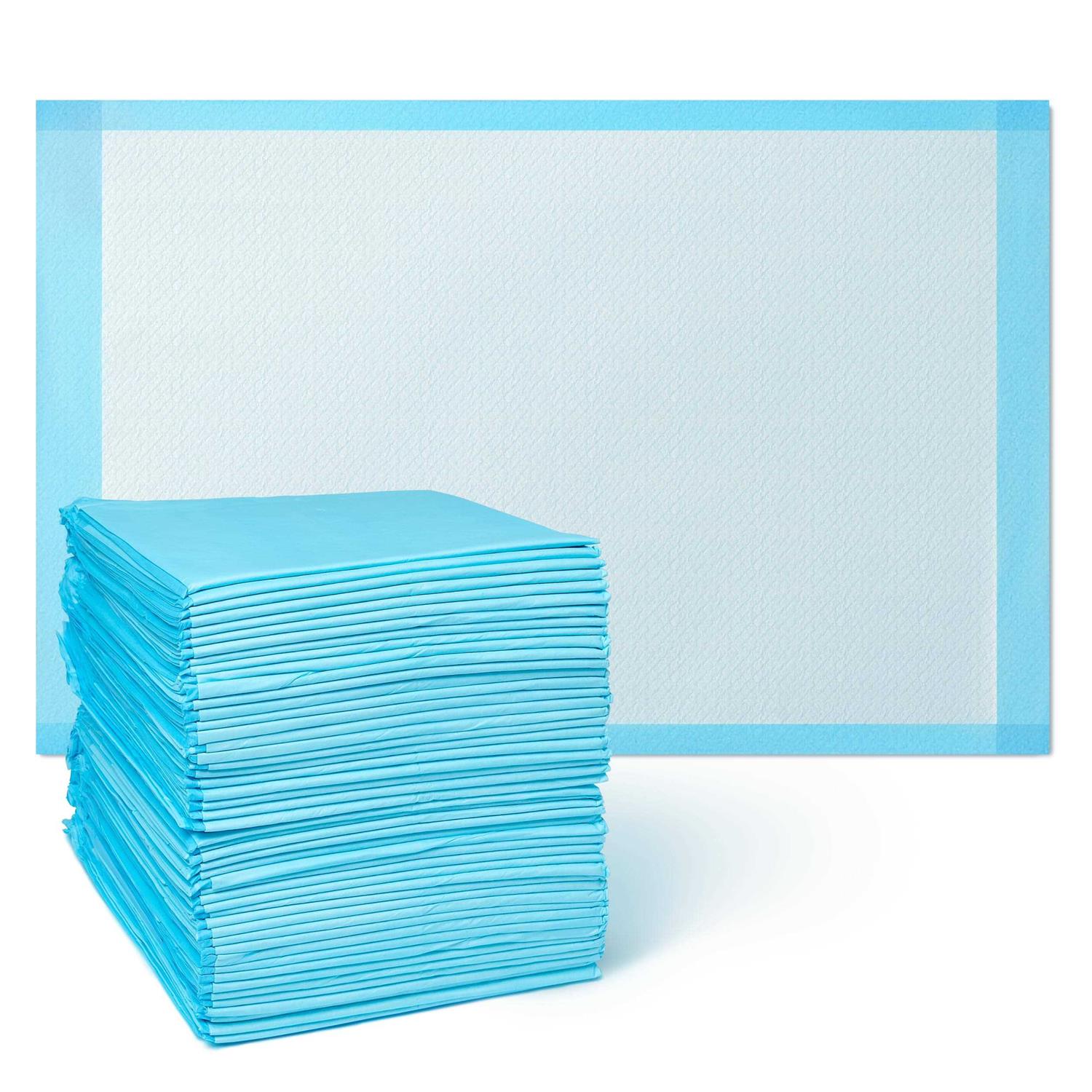 Medline Disposable Chucks Pads 23 x 36 inches Ultra-Light Absorbency Pee Pads for Surface Protection