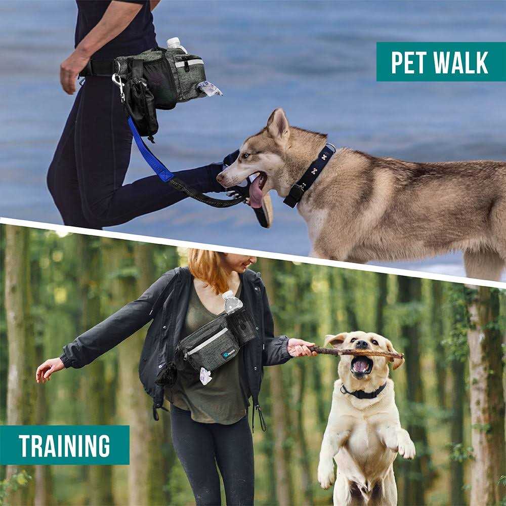 Alternative view of Petami Dog Fanny Pack Treat Pouch for Dog Walking Training Built in Poop Bag Dispenser