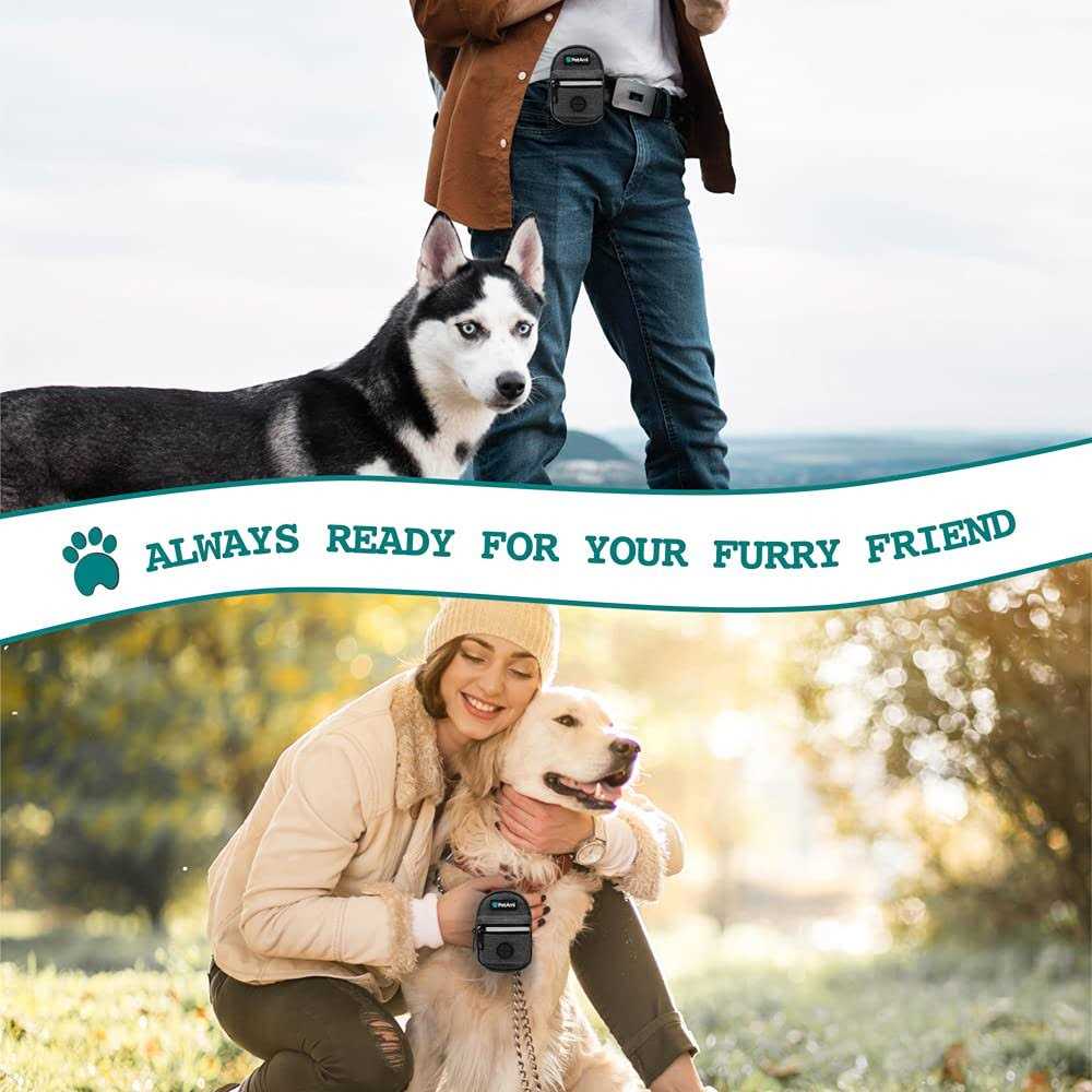 Alternative view of Petami Dog Fanny Pack Treat Pouch for Dog Walking Training Built in Poop Bag Dispenser