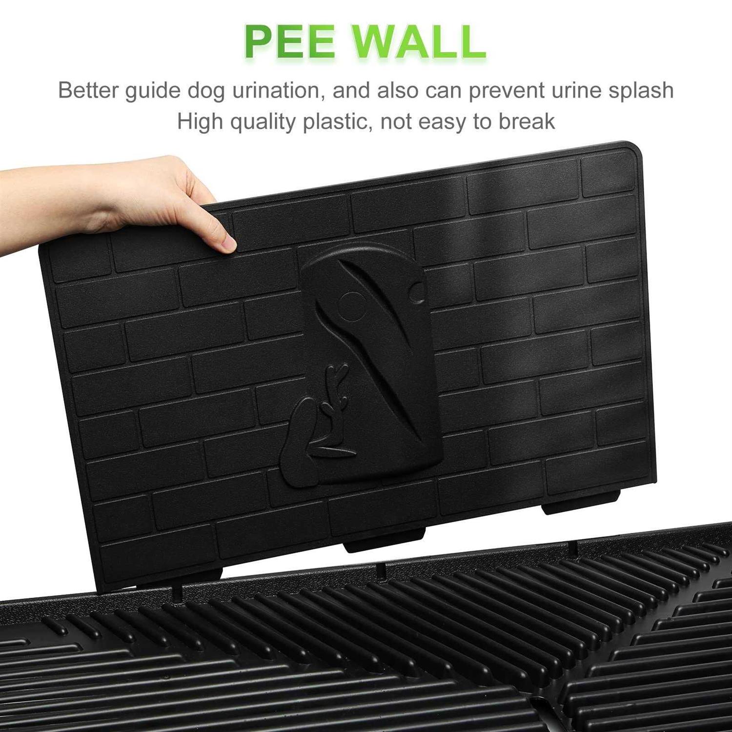 Alternative view of Hompet Dog Potty with Tray Large 30''x20'', Artificial Grass Patch for Indoor and Outdoor Use