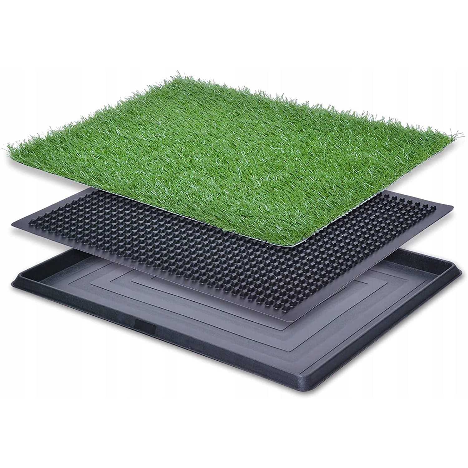 Alternative view of Downtown Pet Supply Dog Grass Pad with Tray, 20 x