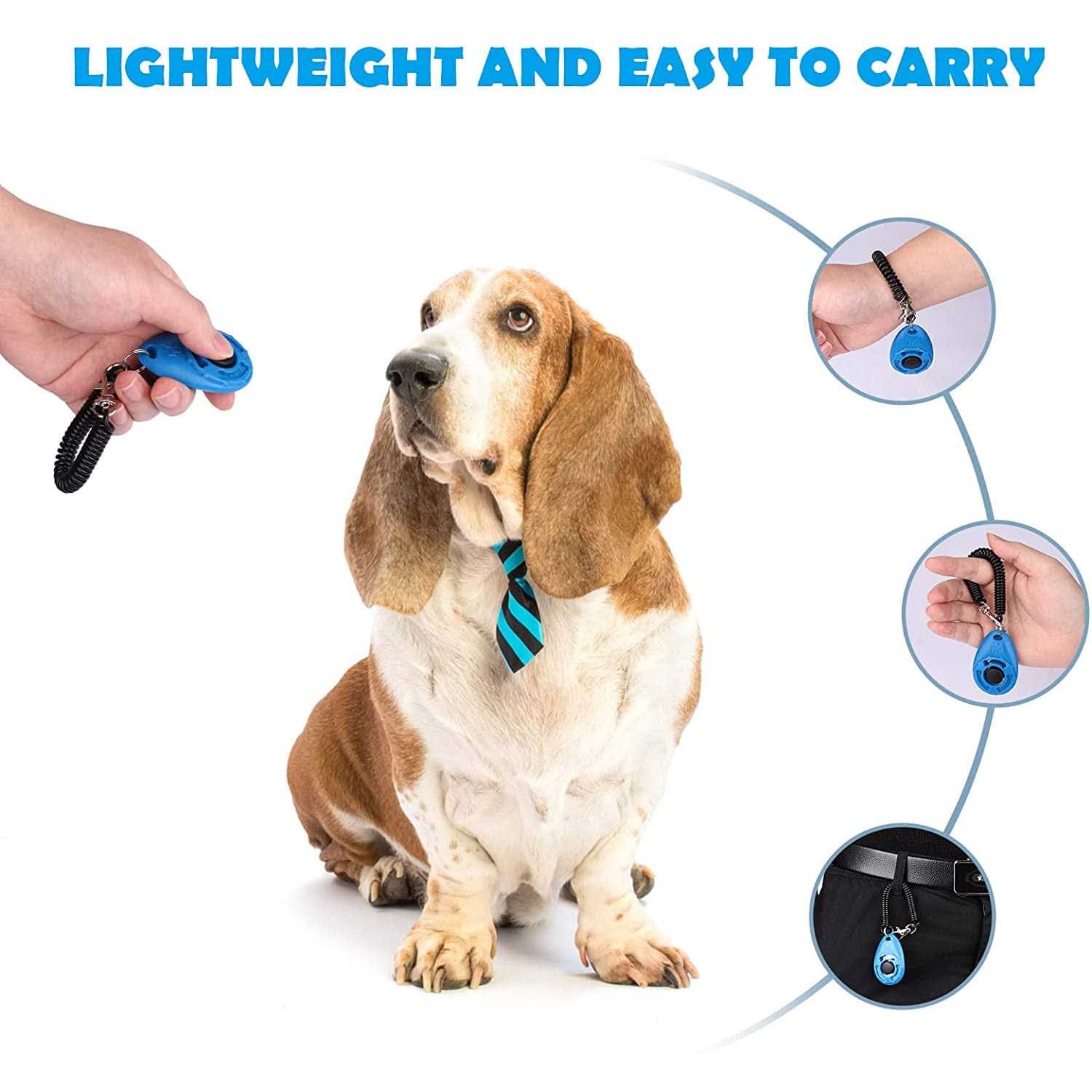 Alternative view of Dog Training Clicker with Wrist Strap Oyefly Durable Lightweight Easy to Use