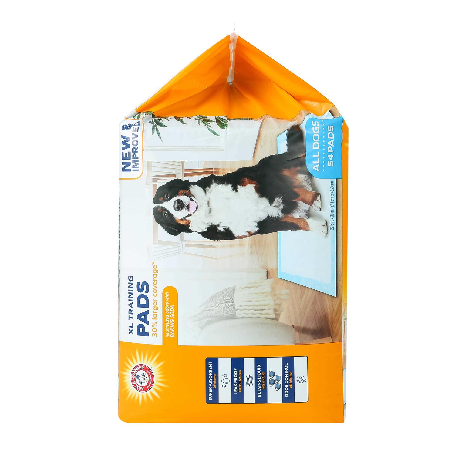 Alternative view of Arm & Hammer for Dogs XL Training Pads 30% Larger Coverage New & Improved Super Absorbent