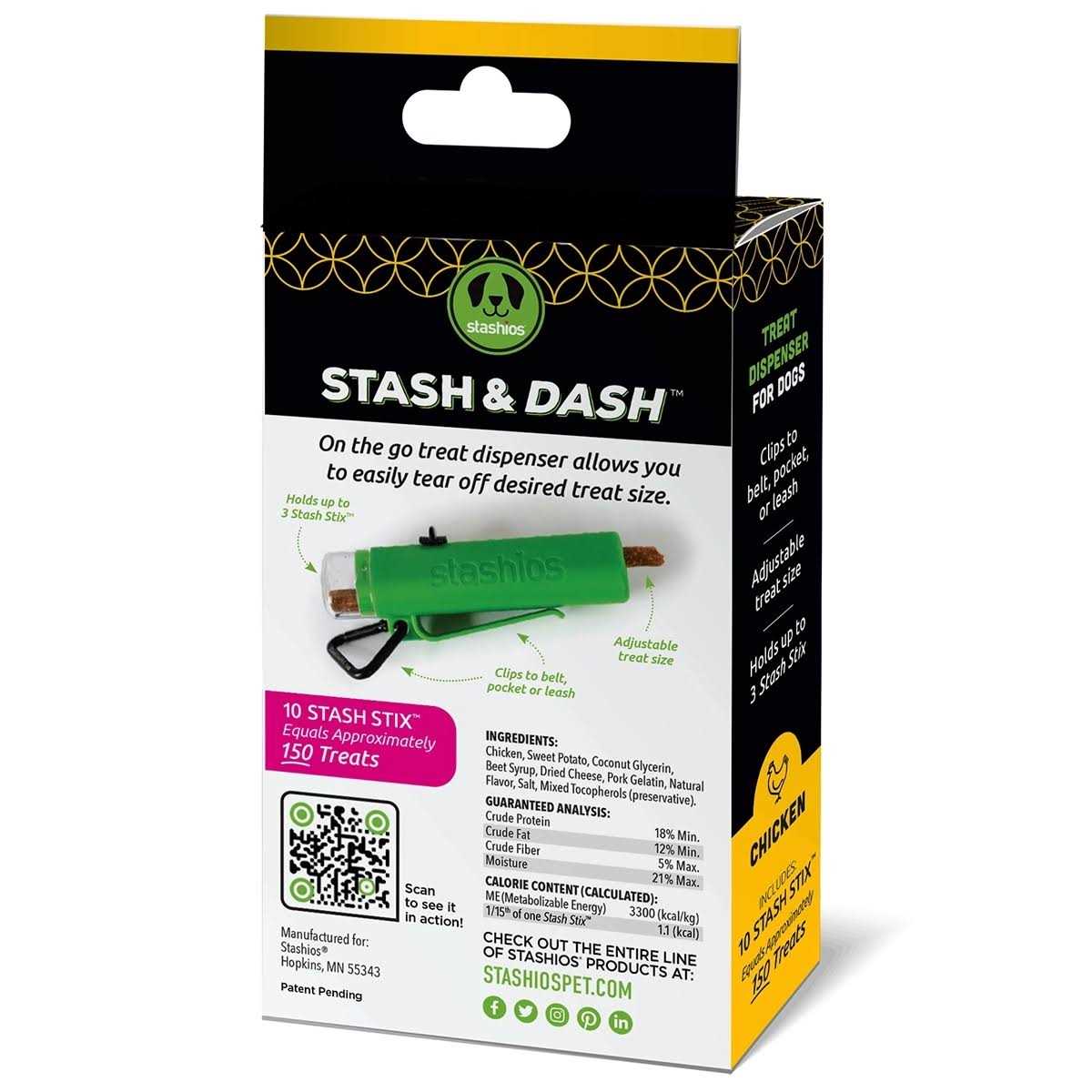 Alternative view of Stashios Stash & Dash Kit Chicken Dog Treat Dispenser