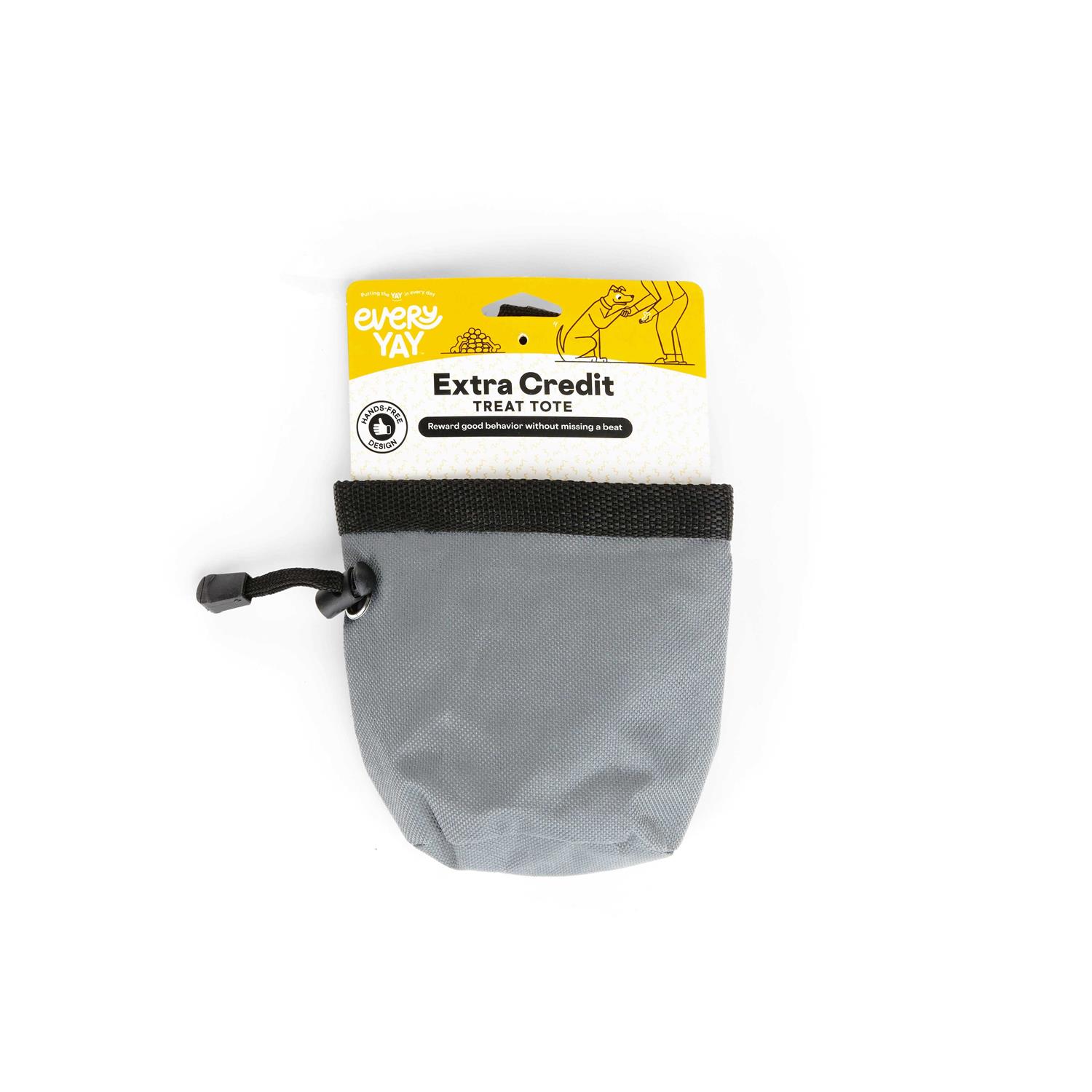 EveryYay Extra Credit Dog Treat Grey Tote