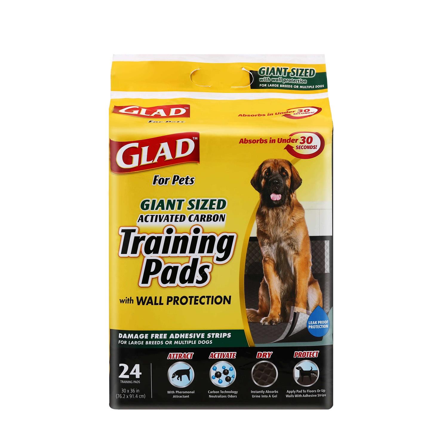 Glad for Pets Giant Size Activated Carbon Puppy Training Pads