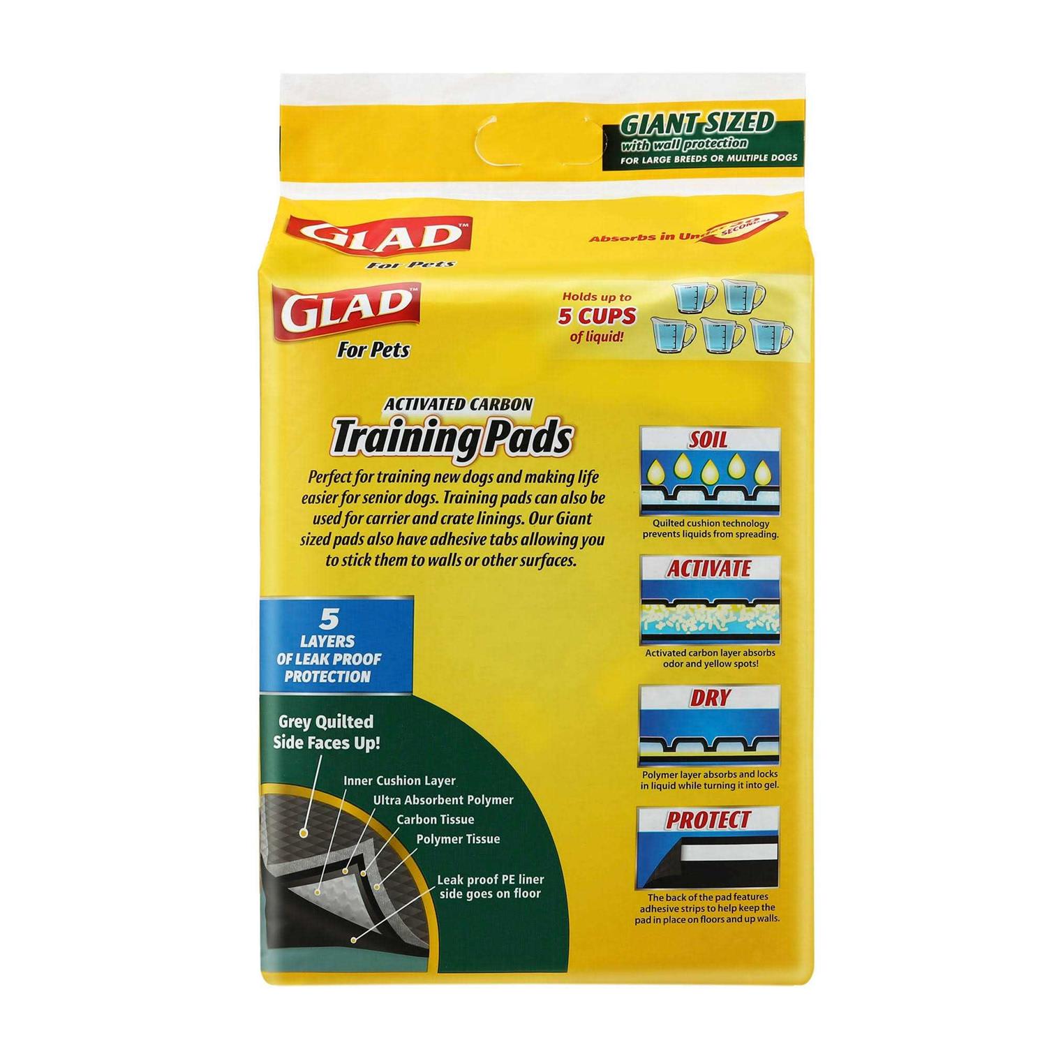 Alternative view of Glad for Pets Giant Size Activated Carbon Puppy Training Pads