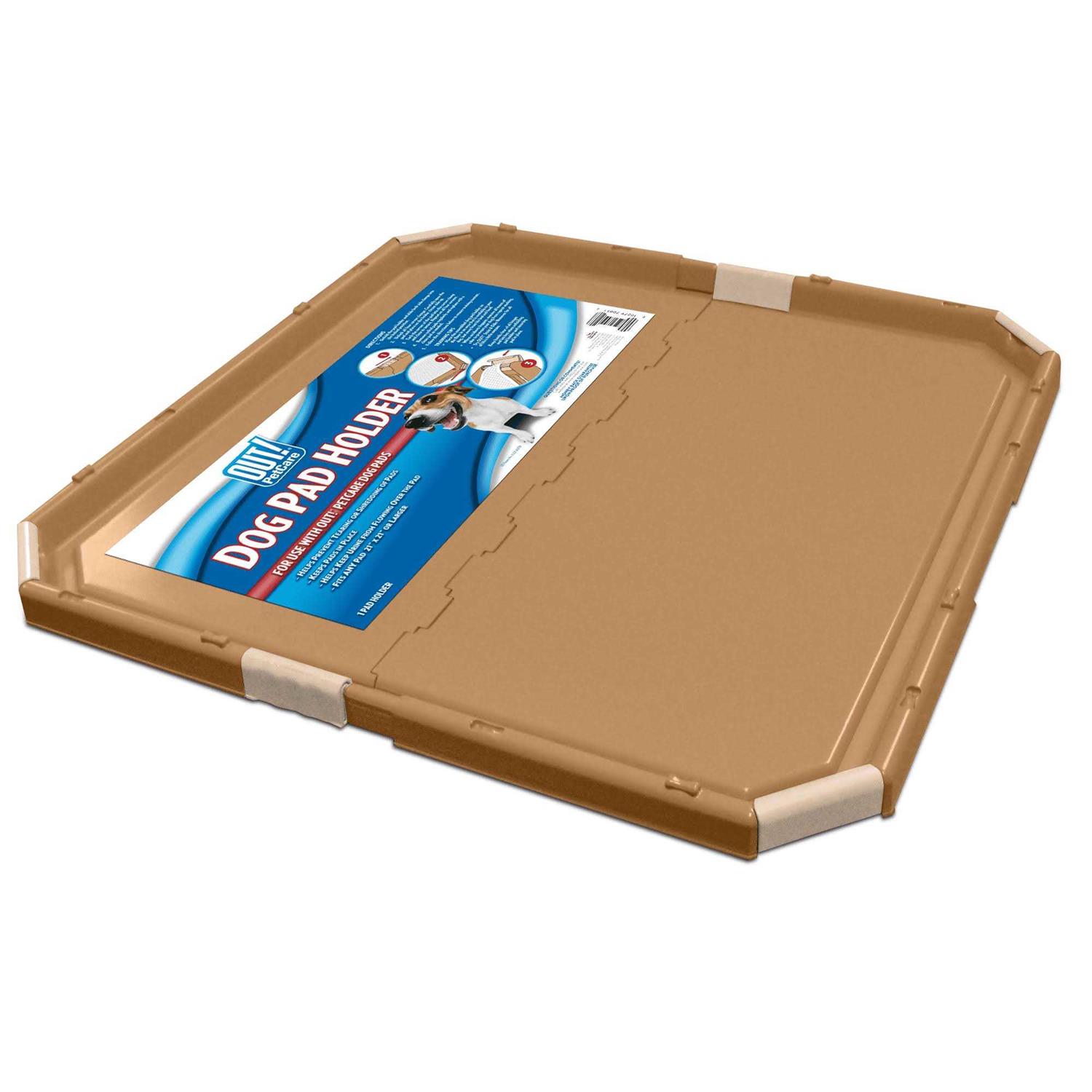 OUT! Dog Pad Holder Portable Tray for Pet Training and Puppy Pads