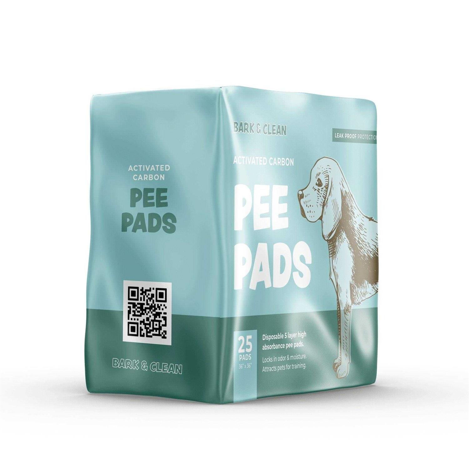 Bark & Clean Traveler's Dog and Puppy Pee Pads Leak-Proof Design