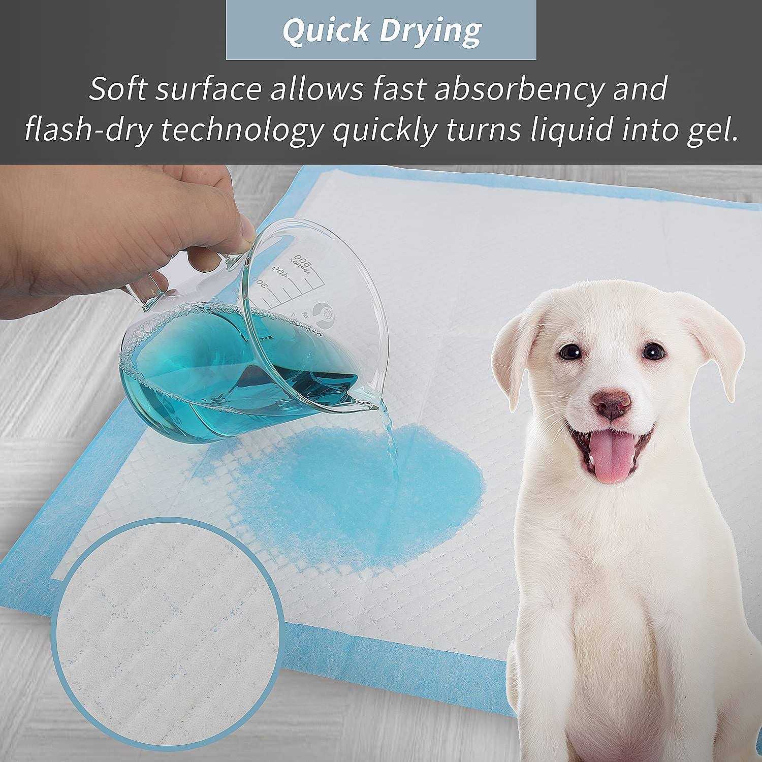 Alternative view of IMMCUTE Puppy Pee Pads Dog Pee Training Pads Super Absorbent & Leak-Proof