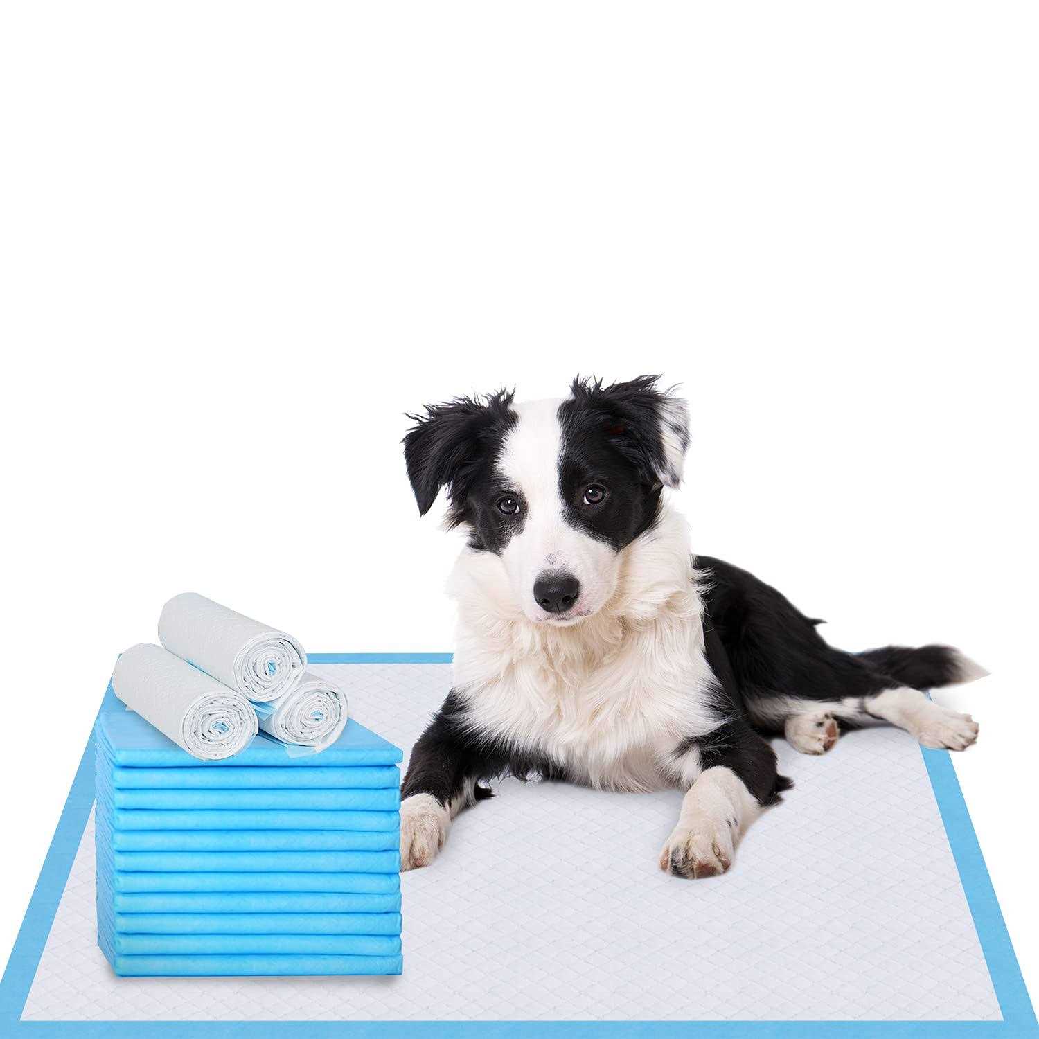 IMMCUTE Puppy Pee Pads Dog Pee Training Pads Super Absorbent & Leak-Proof