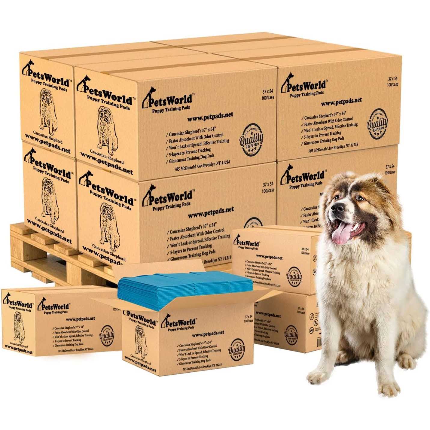 Alternative view of petsworld Pet Potty Pads Xxxl Enormous Tear Resistant
