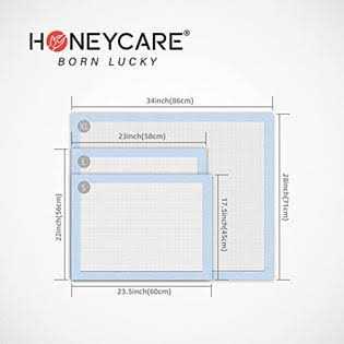 Alternative view of Honey Care All-Absorb Dog and Puppy Training Pads, Ultra Absorbent and Odor Eliminating
