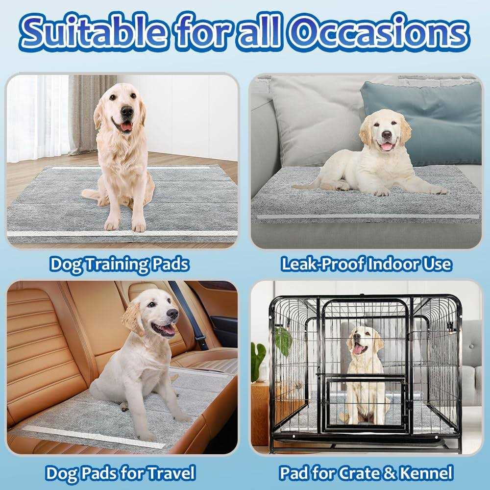Alternative view of Dogcator Charcoal Puppy Pads Extra Large Activated Dog Pee Pads