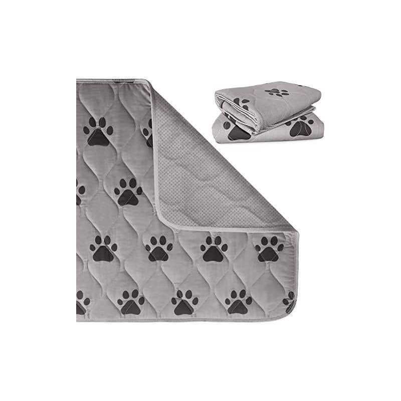 Gorilla Grip Reusable Puppy Pads 40x26 Slip Resistant Pet Crate Mat