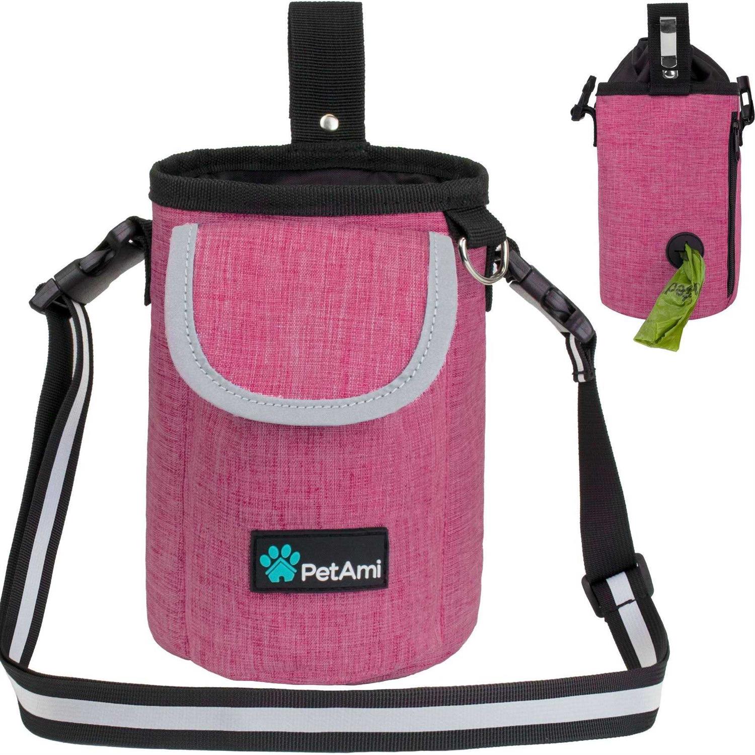 PetAmi Dog Treat Pouch Large Pet Training Treat Pouch with Pocket