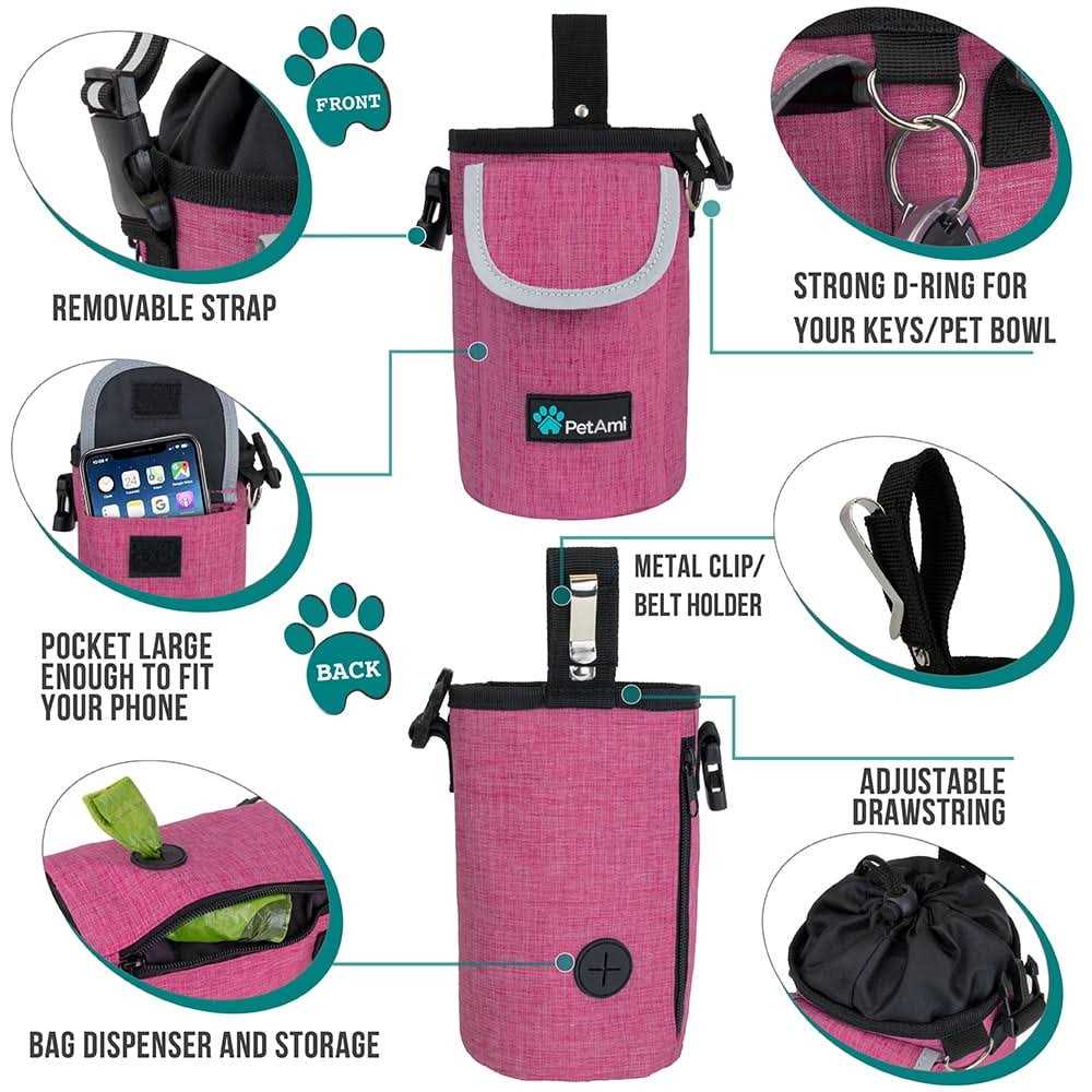 Alternative view of PetAmi Dog Treat Pouch Large Pet Training Treat Pouch with Pocket