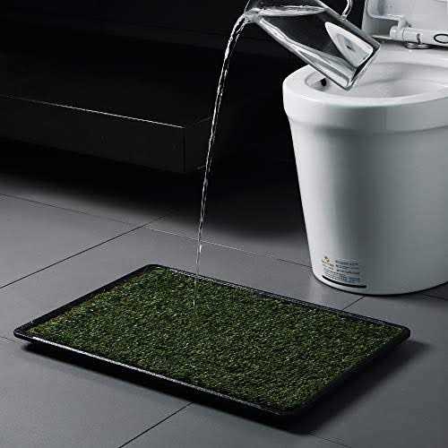 Alternative view of HQ4US 4LEGS HQ4us Dog Grass Pad with Tray Large Dog Litter Box Toilet 34”×23”