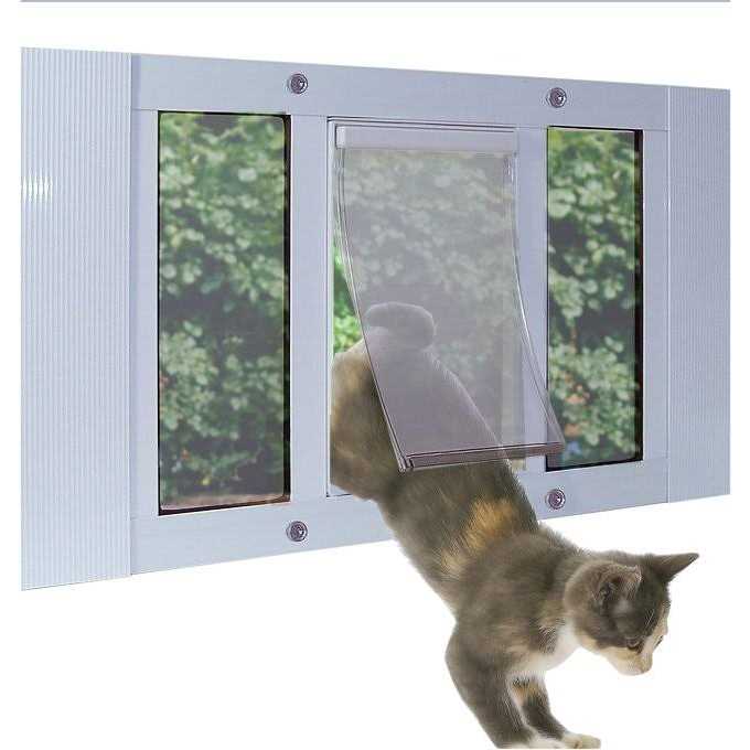 Alternative view of Ideal Pet Products Aluminum Sash Pet Door