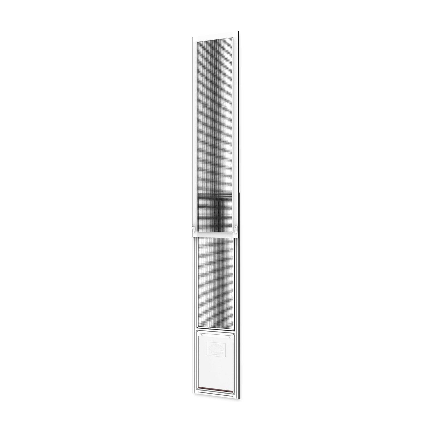Hakuna Pets Patio Pet Door Screen Insert Panel for Sliding Doors Fits Door Track Min Ht Max Ht 84.25