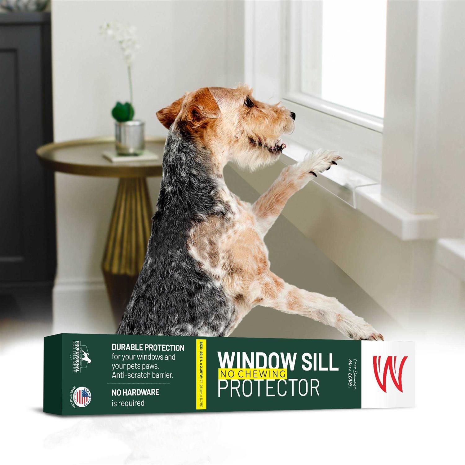 Alternative view of CLAWGUARD Window Sill Protector Strong Transparent Protection from Dog and Cat Scratching Chewing Slobbering and Clawing