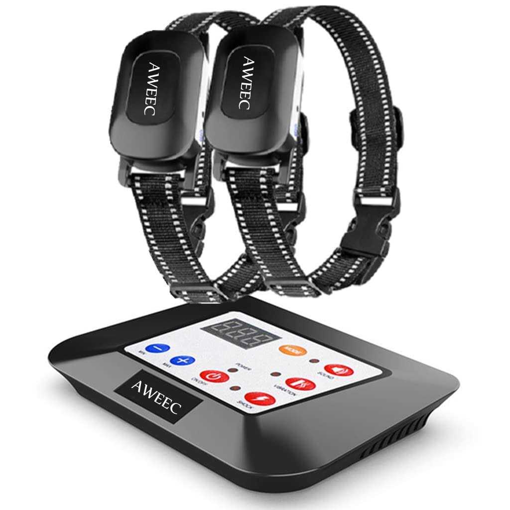 Aweec Wireless Dog Fence System 2023 Electric Fence for Dog & Training Collar with Remote