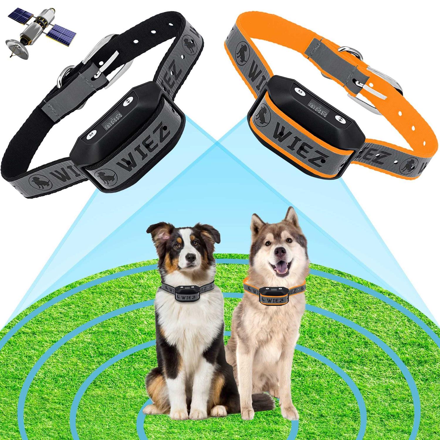 GPS Wireless Dog Fence Electric Dog Collar Fence Range 65-3281ft