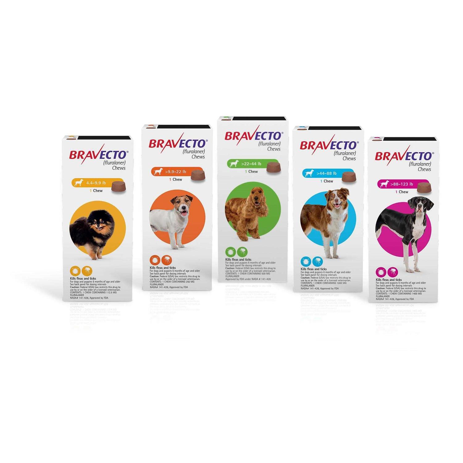 Alternative view of Bravecto Chews for Dogs 9.9-22 lbs