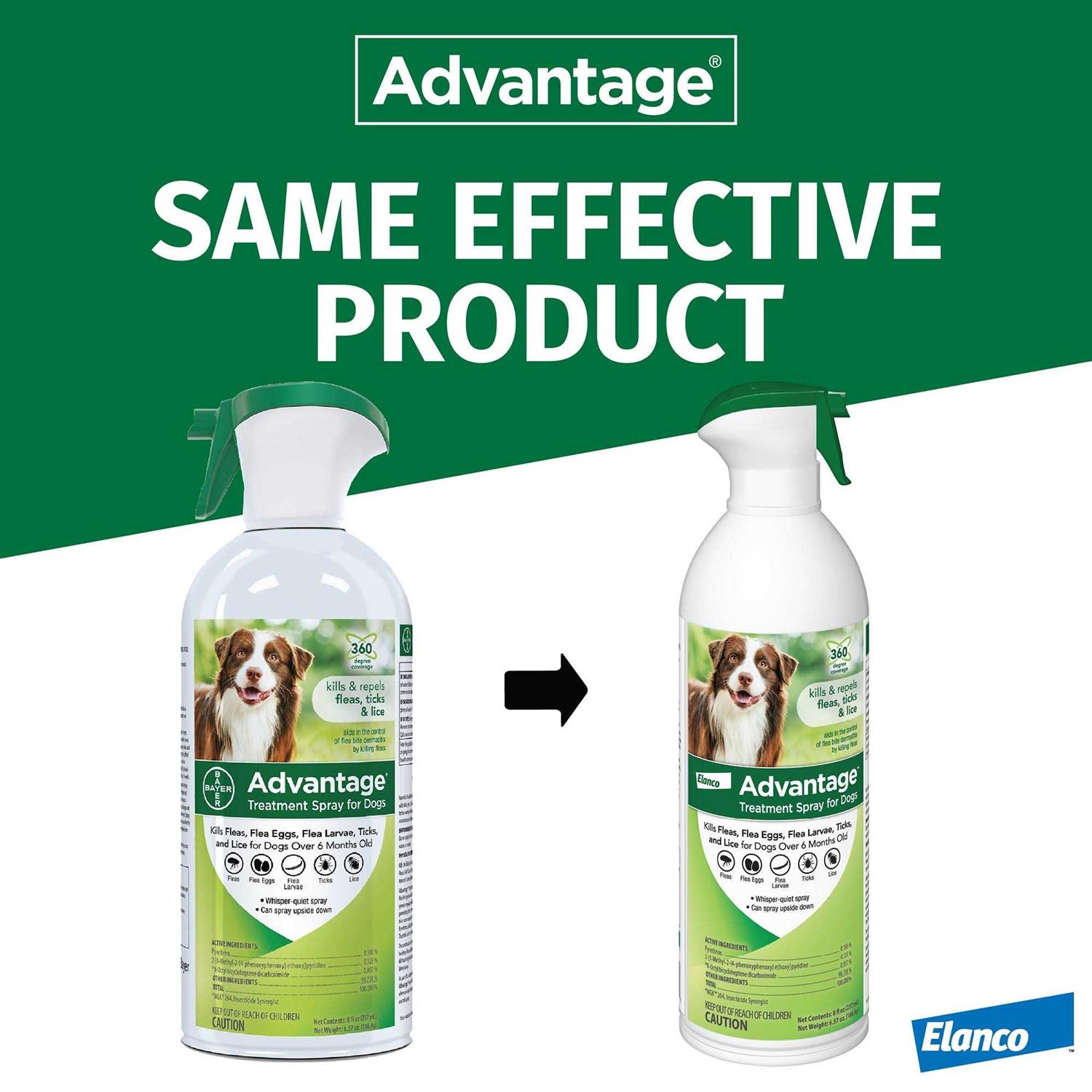Alternative view of Advantage Flea & Tick Treatment Spray for Dogs