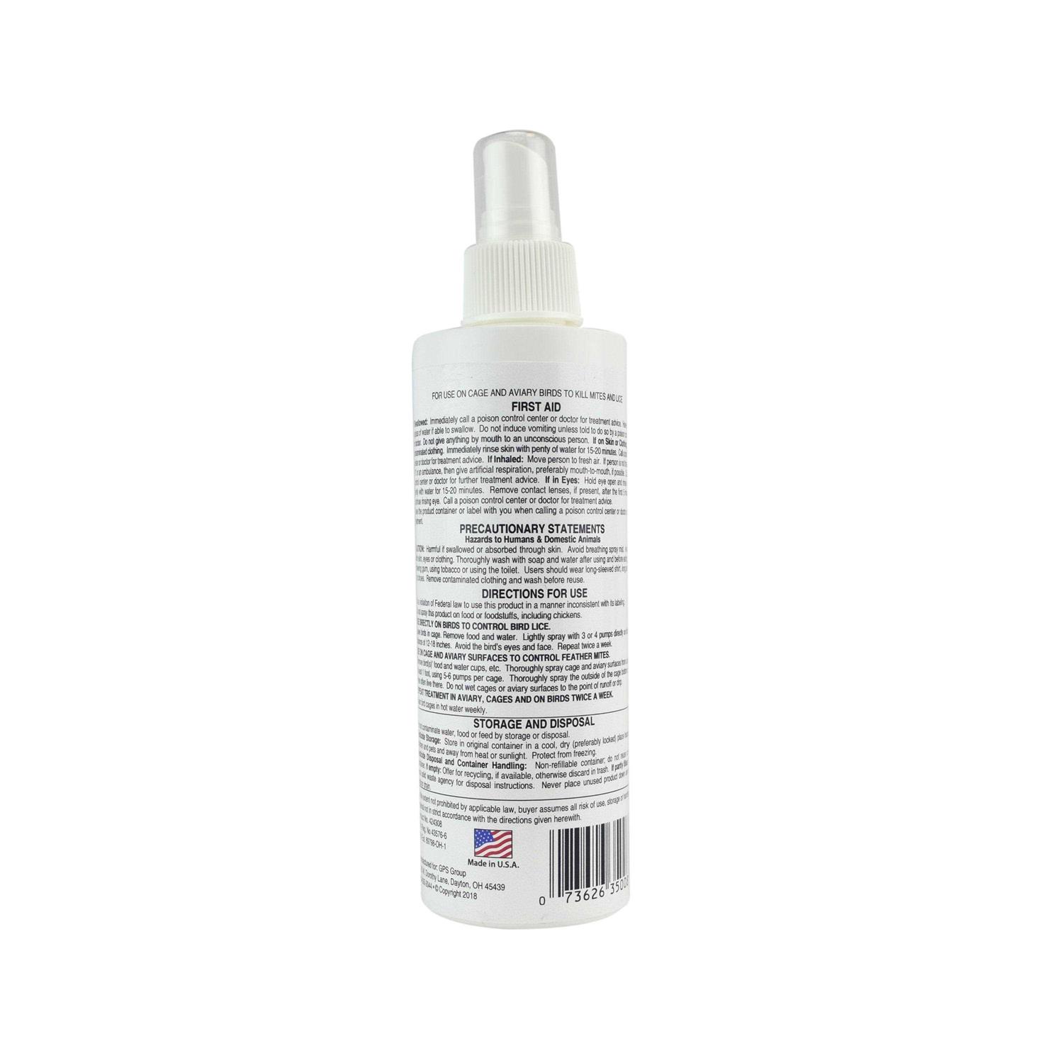 Alternative view of Scalex Mite & Lice Spray for Birds