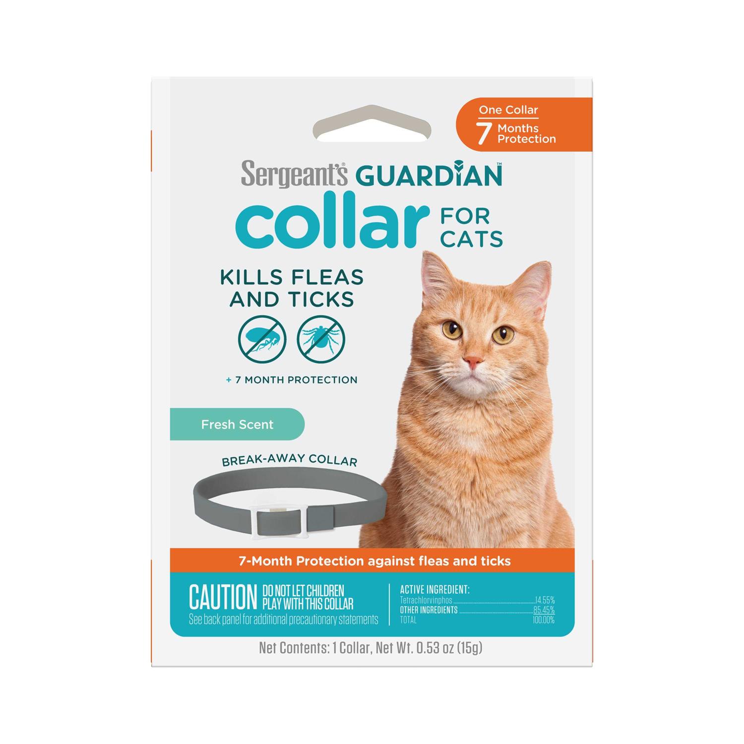 Sergeant's Guardian Flea & Tick Collar for Cats