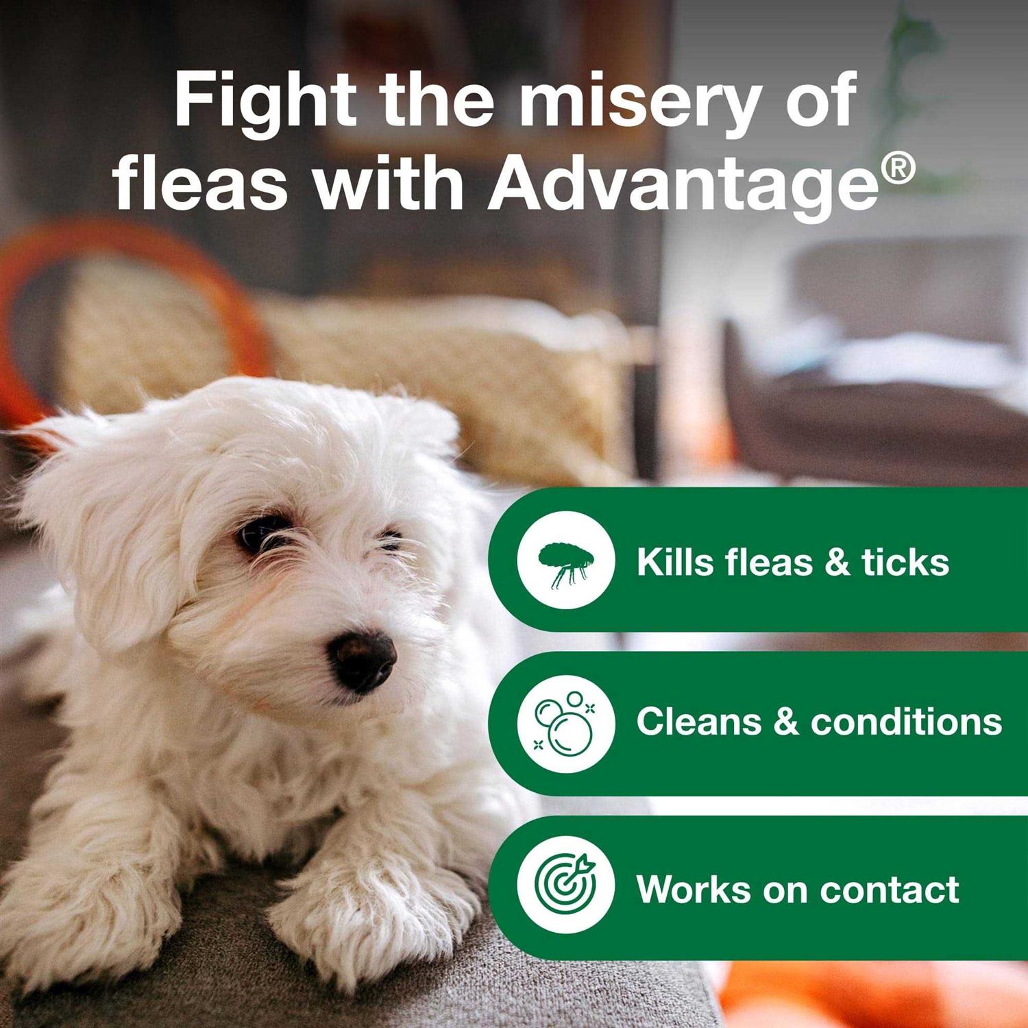 Alternative view of Advantage Flea & Tick Treatment Shampoo for Dogs & Puppies