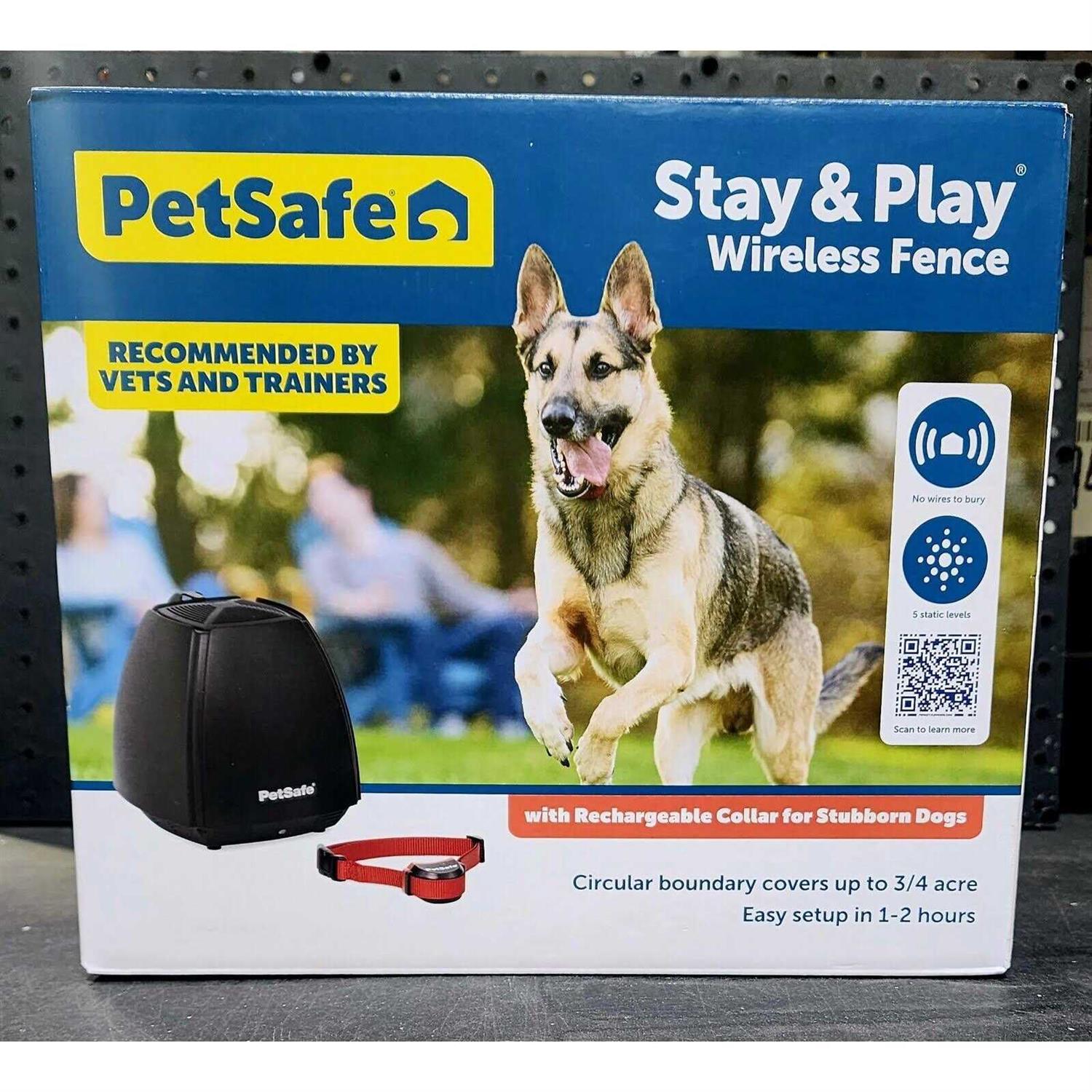 Alternative view of Petsafe Stay + Play Rechargeable Wireless Fence Stubborn Dog Fence Pif00-13663