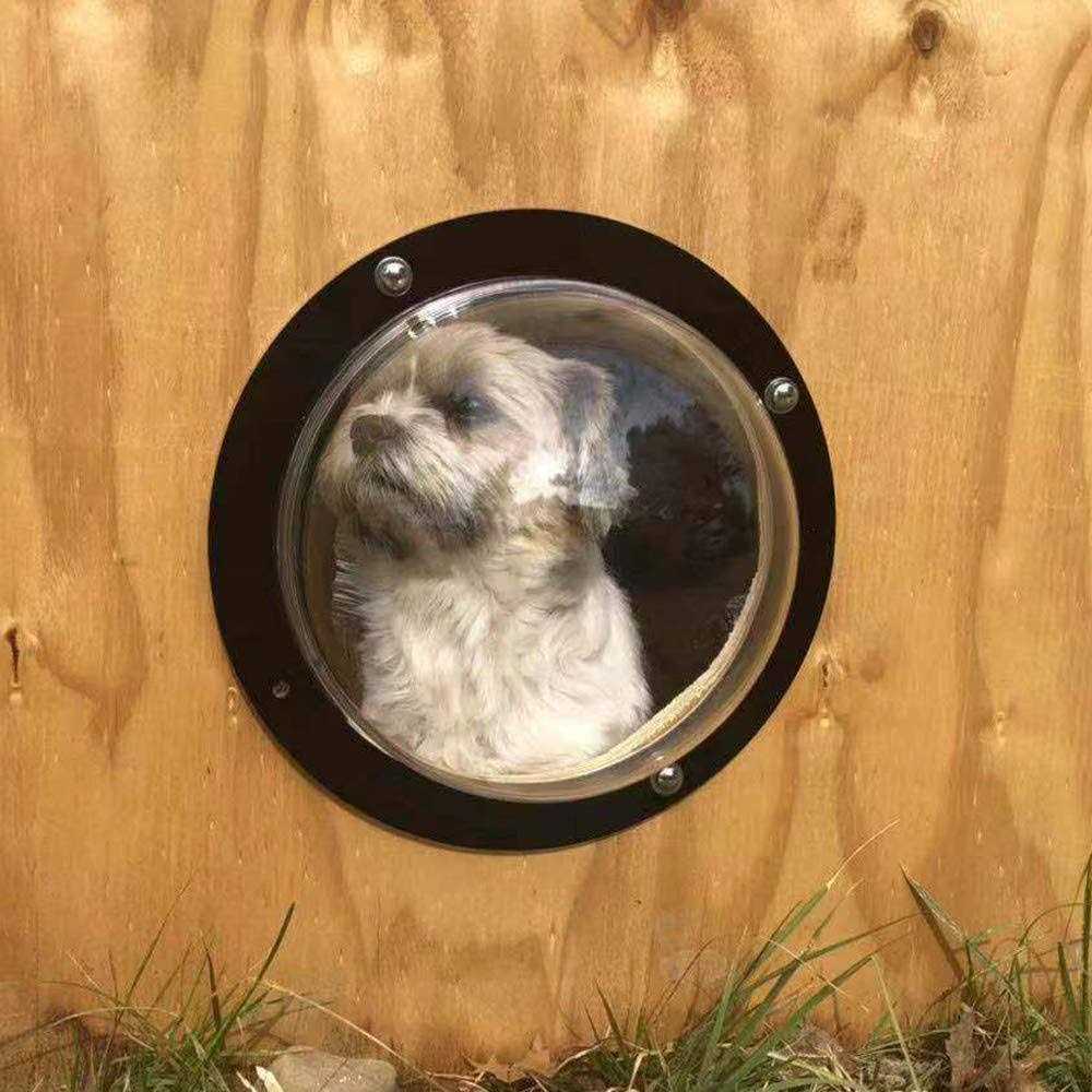 Alternative view of BobbyPet Dog Fence Window Clear View Dome Pet Peek Window