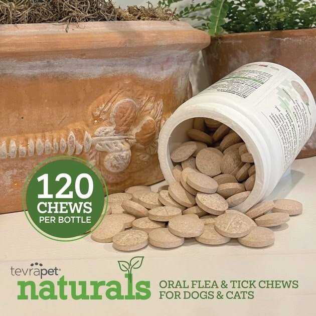 Alternative view of TevraPet Oral Flea & Tick Chews for Dogs & Cats