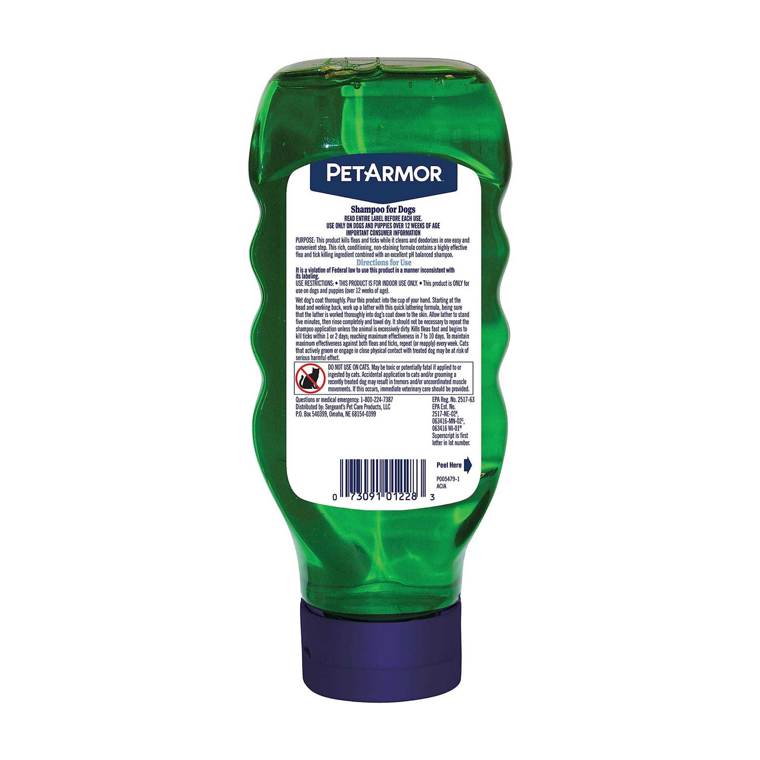 Alternative view of PetArmor Flea and Tick Shampoo for Dogs Sunwashed Linen Scent