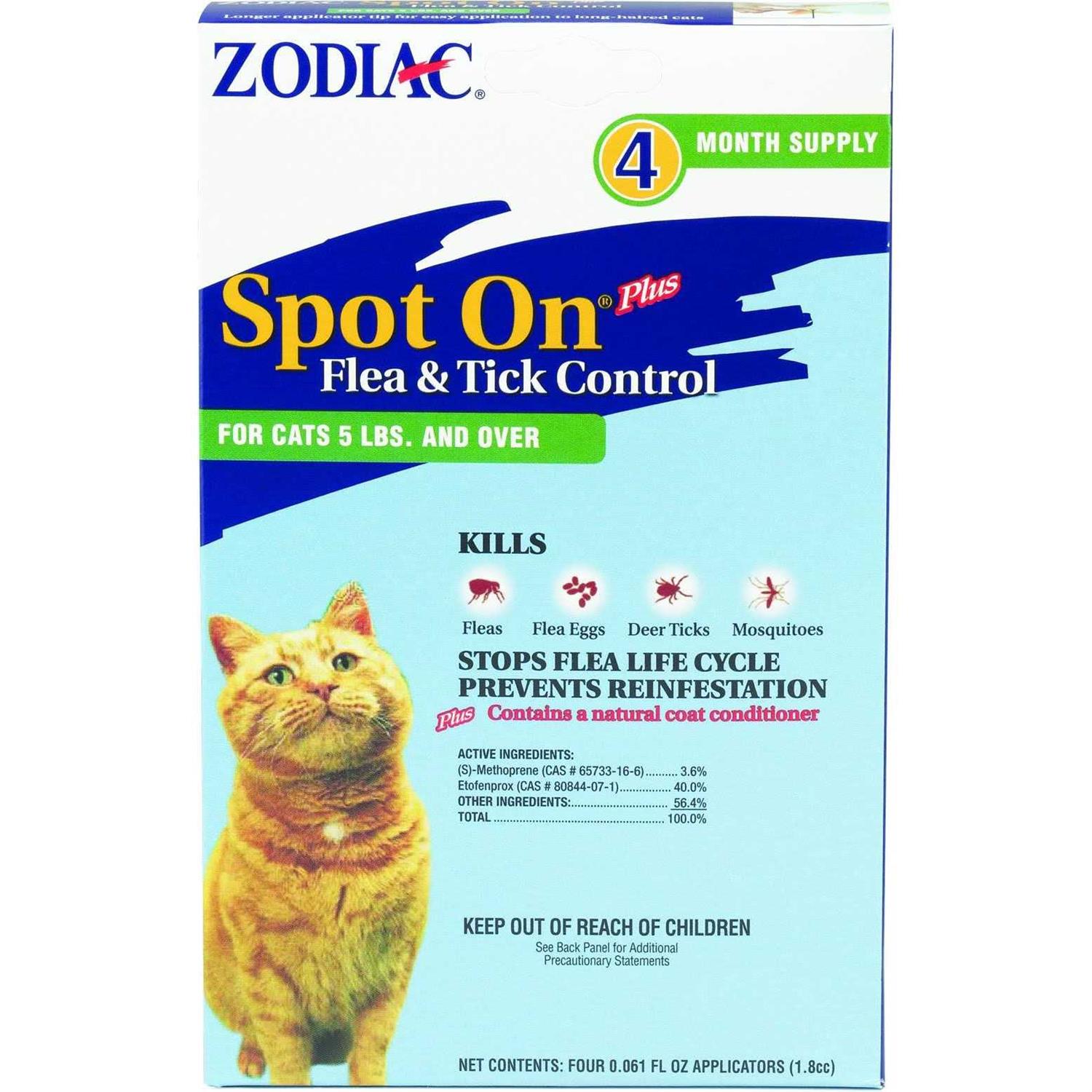 Alternative view of Zodiac Spot On Flea Cats & Kittens