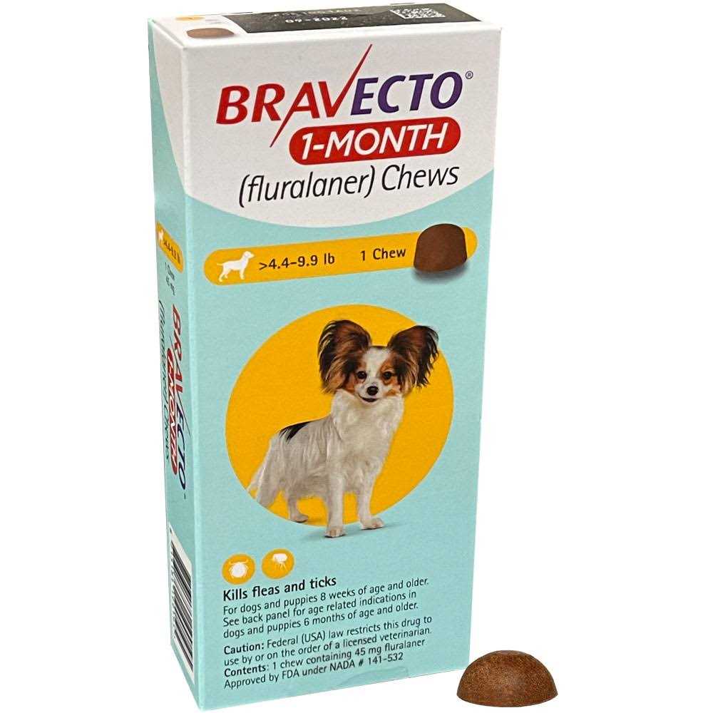 Alternative view of Bravecto Chews for Dogs 4.4-9.9 lbs