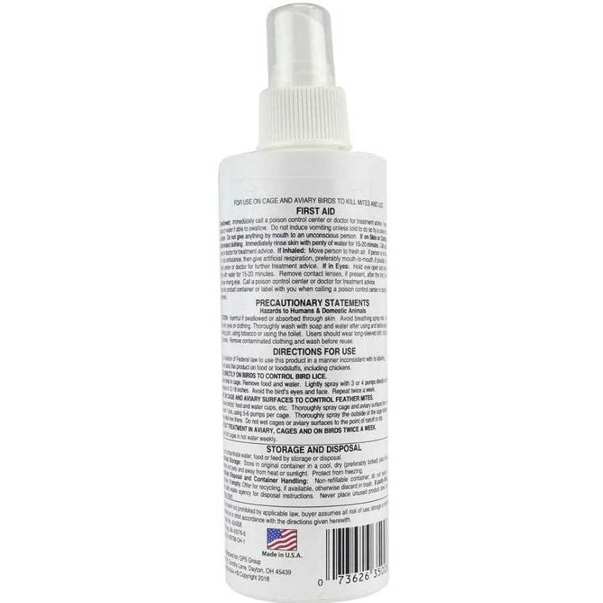 Alternative view of Miracle Care Scalex for Birds Mite & Lice Spray