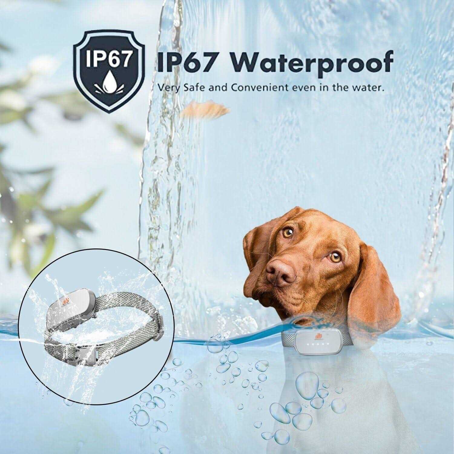 Alternative view of Groovypets Smart Automatic Anti bark Dog Collar Intelligent Waterproof Rechargeable Barking Terminator